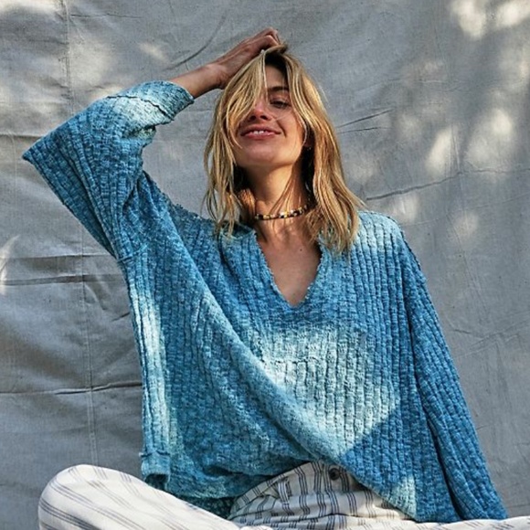 Free People Sweaters - NWT Free People Baja Babe Hacci Hooded Pullover XS